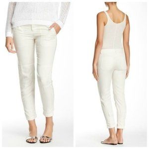 Vince Twill Cargo Pant in Chalk